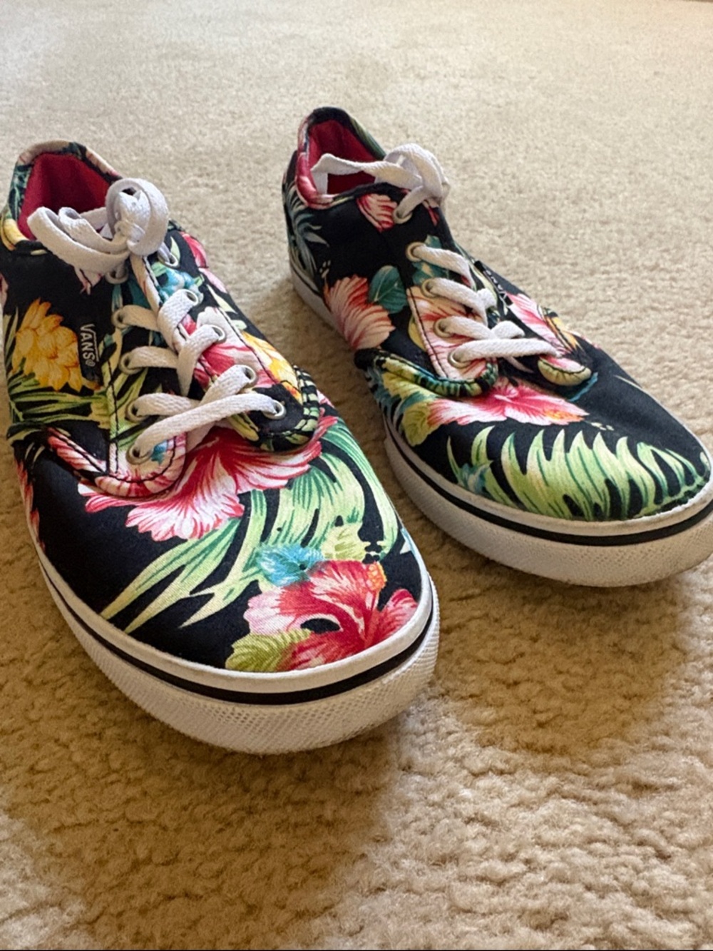 New Listing Vans Multi-Colored Floral Sneakers
